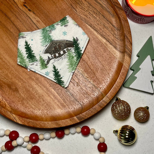 Winter Cabin Bandana