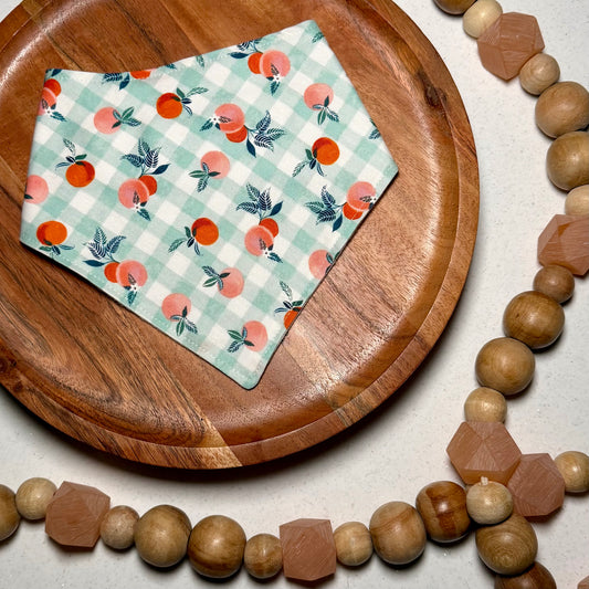 Gingham Clementine Bandana