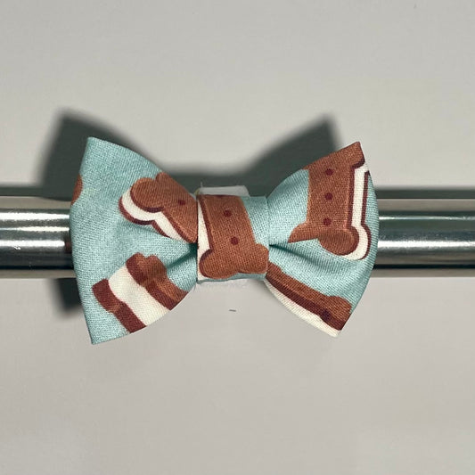 Doggy Ice Cream Sandwiches in Blue Collar Bow