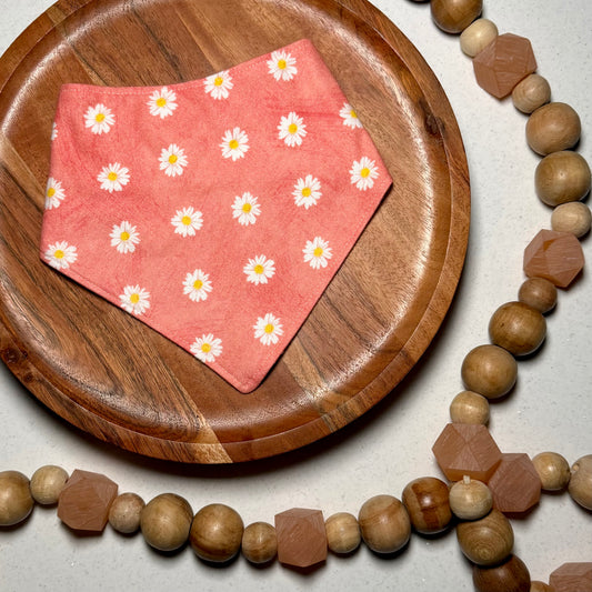 Peach Daisies Bandana
