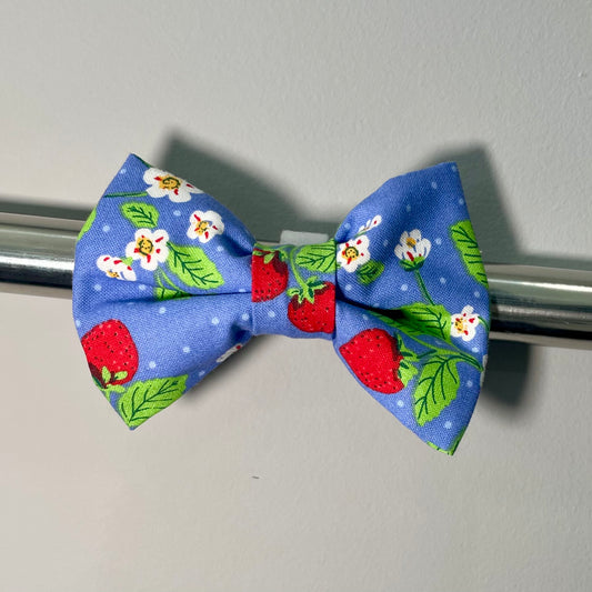 Strawberry Fields Collar Bow