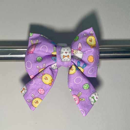 Shimmer Easter Cheer Collar Bow