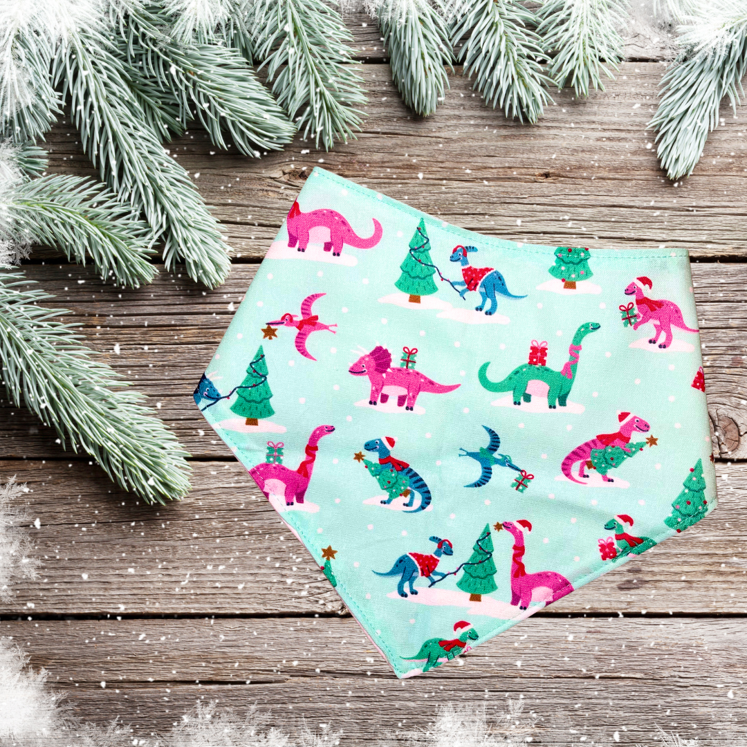 Christmas Dinos Bandana