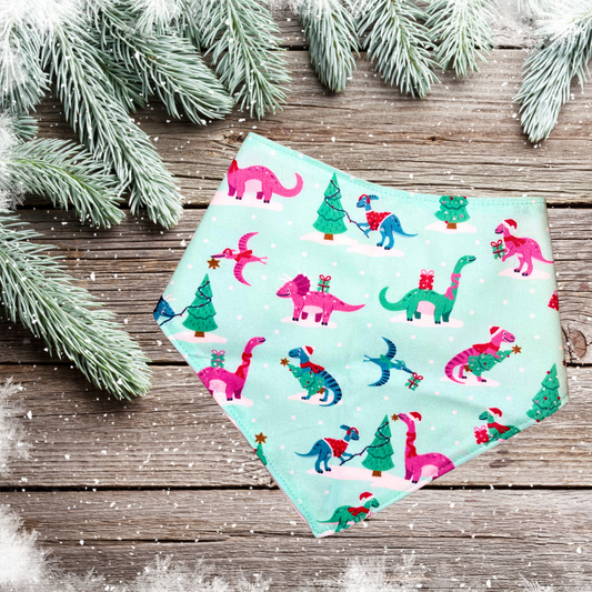 Christmas Dinos Bandana