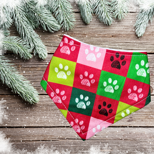 Christmas Paws Bandana