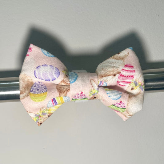 Bunnies & Eggs Collar Bow