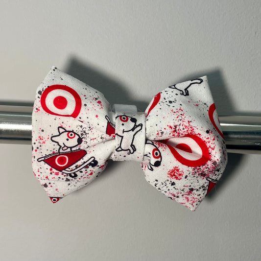 Red Dot Cutie Collar Bow