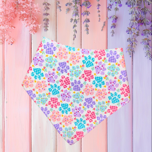 Shimmer Spring Paws Bandana