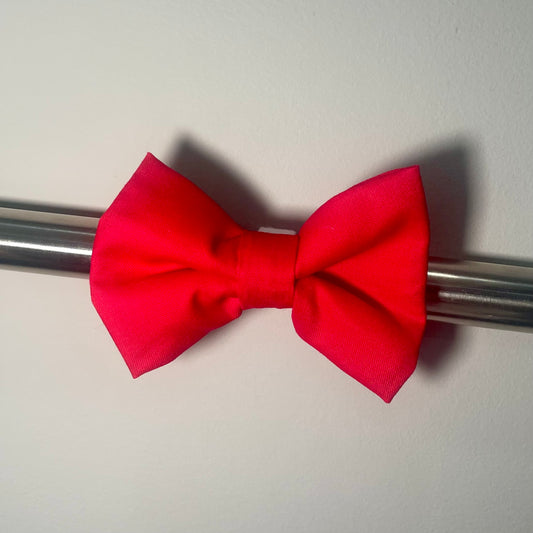 Red Collar Bow
