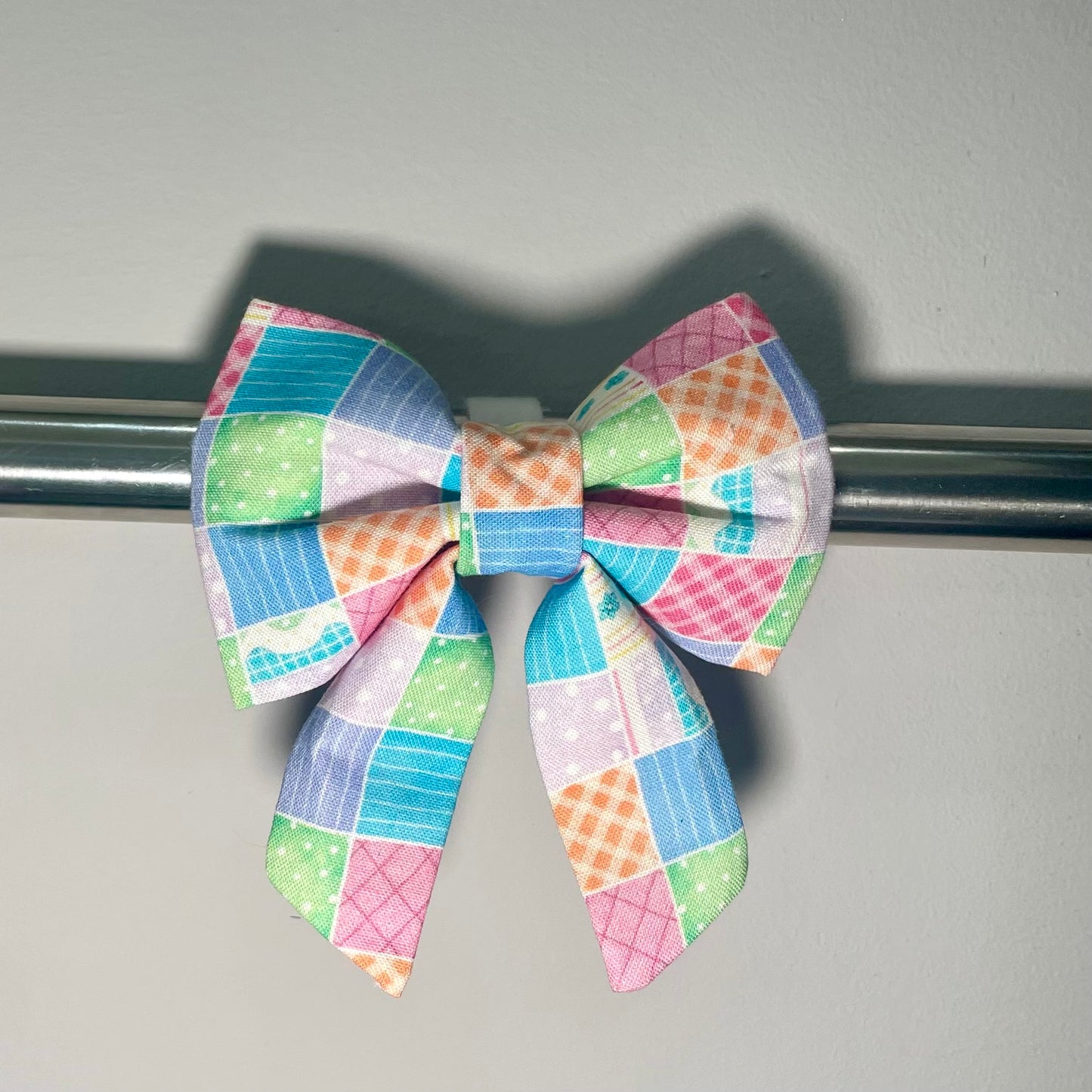 Spring Blocks Collar Bow