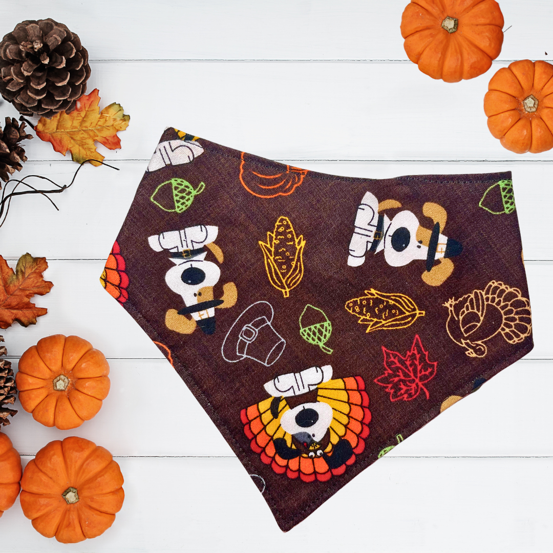 Thanksgiving Pups Bandana