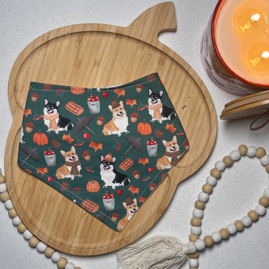 Fall Corgis Bandana