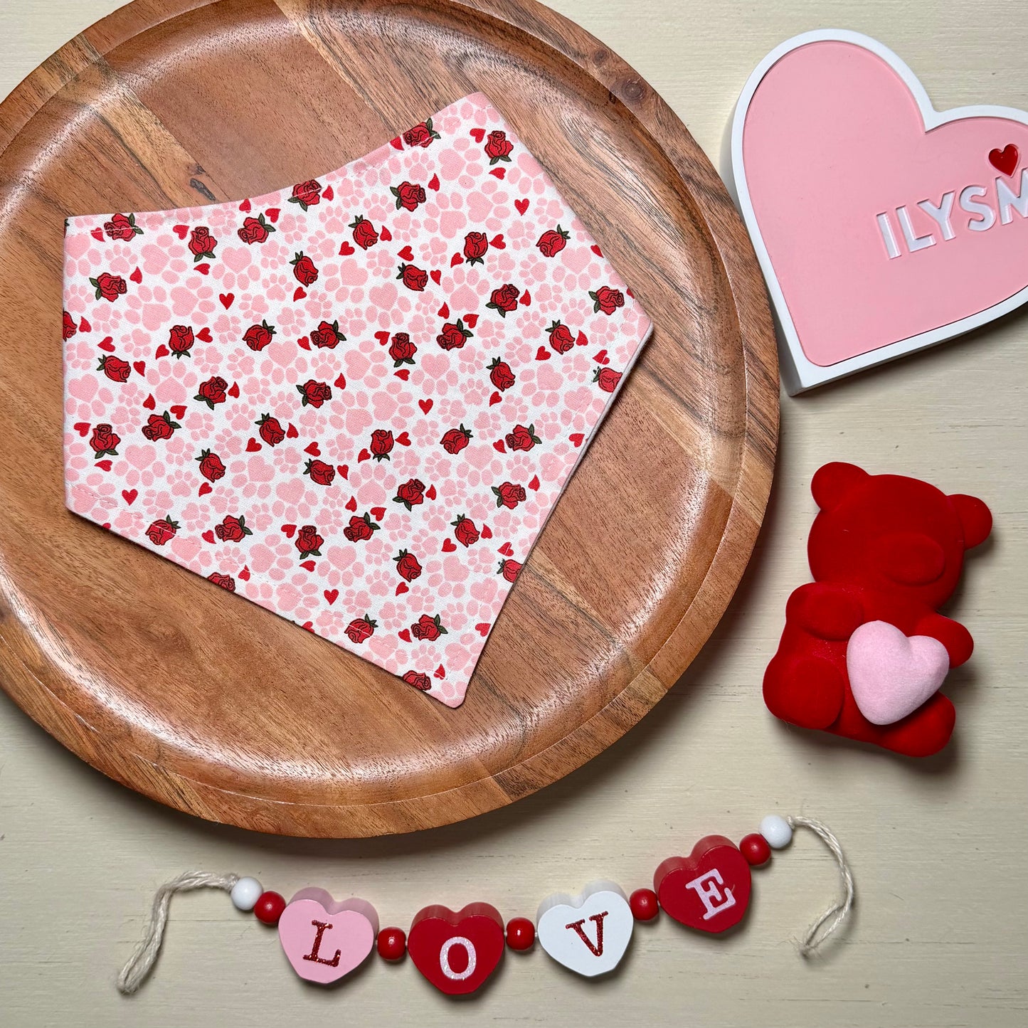 Paws & Roses Bandana