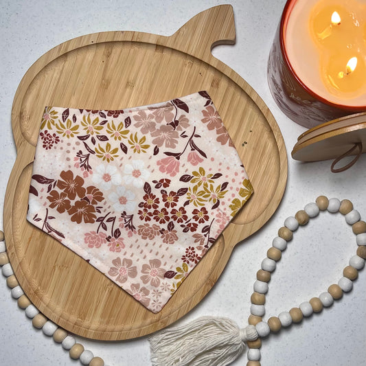 Mustard & Mauve Floral Bandana