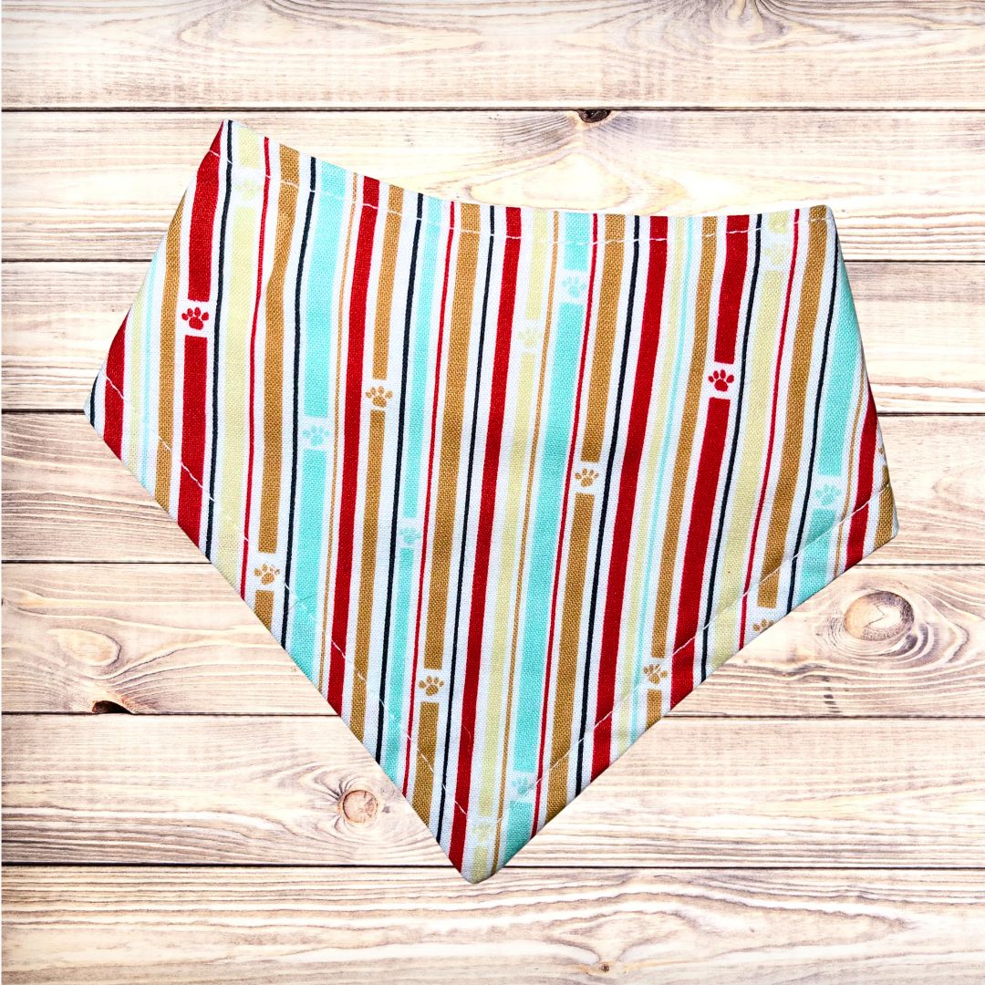 Paws & Stripes Bandana
