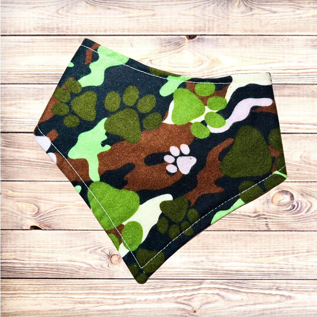 Camo Paws Bandana