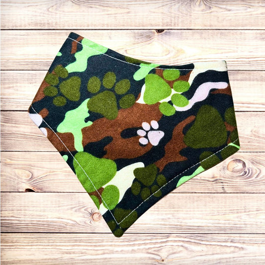 Camo Paws Bandana