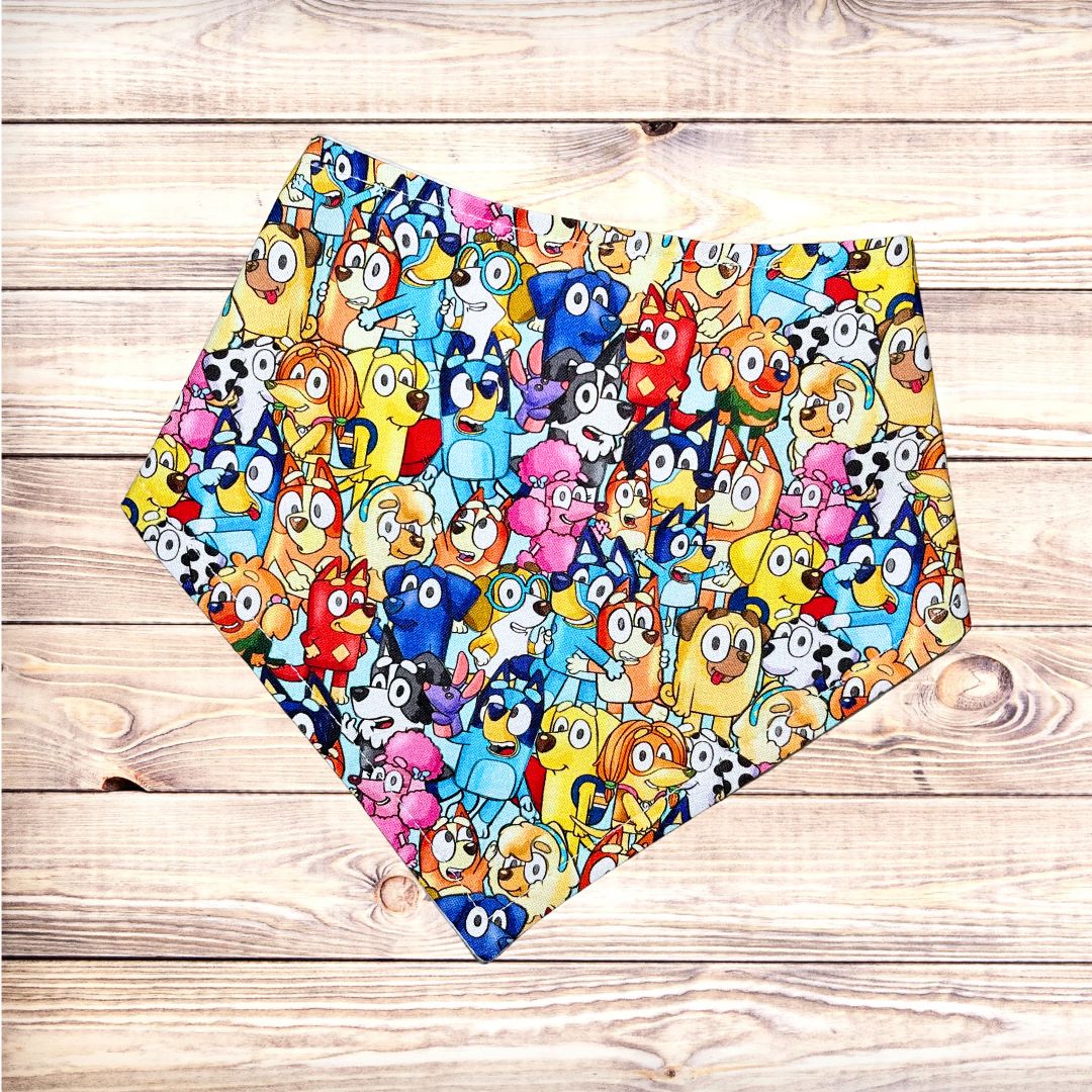 Blue Dog & Friends Bandana