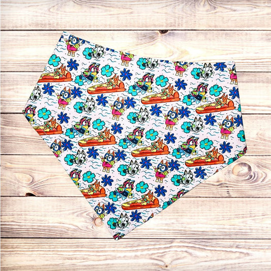 Blue Dog Summertime Bandana