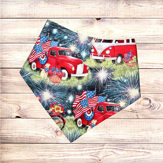 Patriotic Trucks Bandana