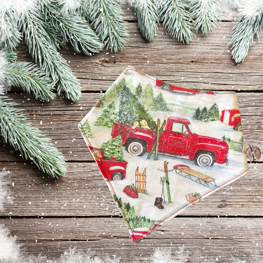 Christmas Trucks Bandana