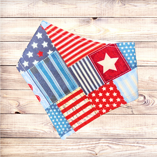 Patriotic Patchwork Bandana