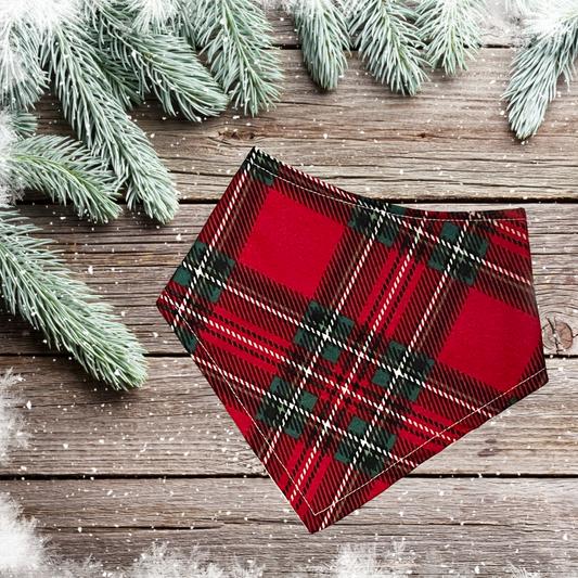 Christmas Plaid Bandana