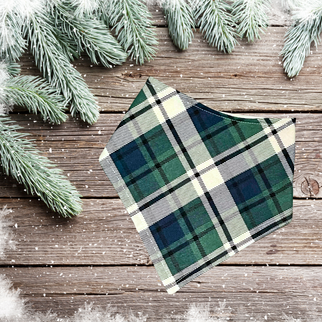 Winter Day Plaid Bandana