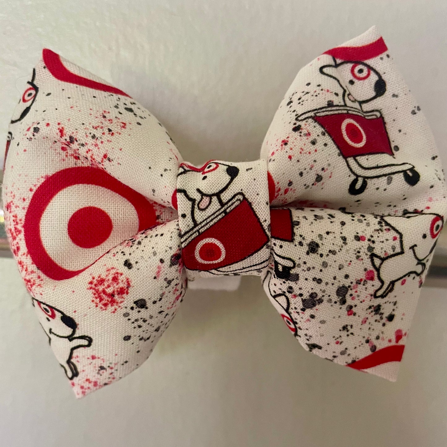 Red Dot Cutie Collar Bow