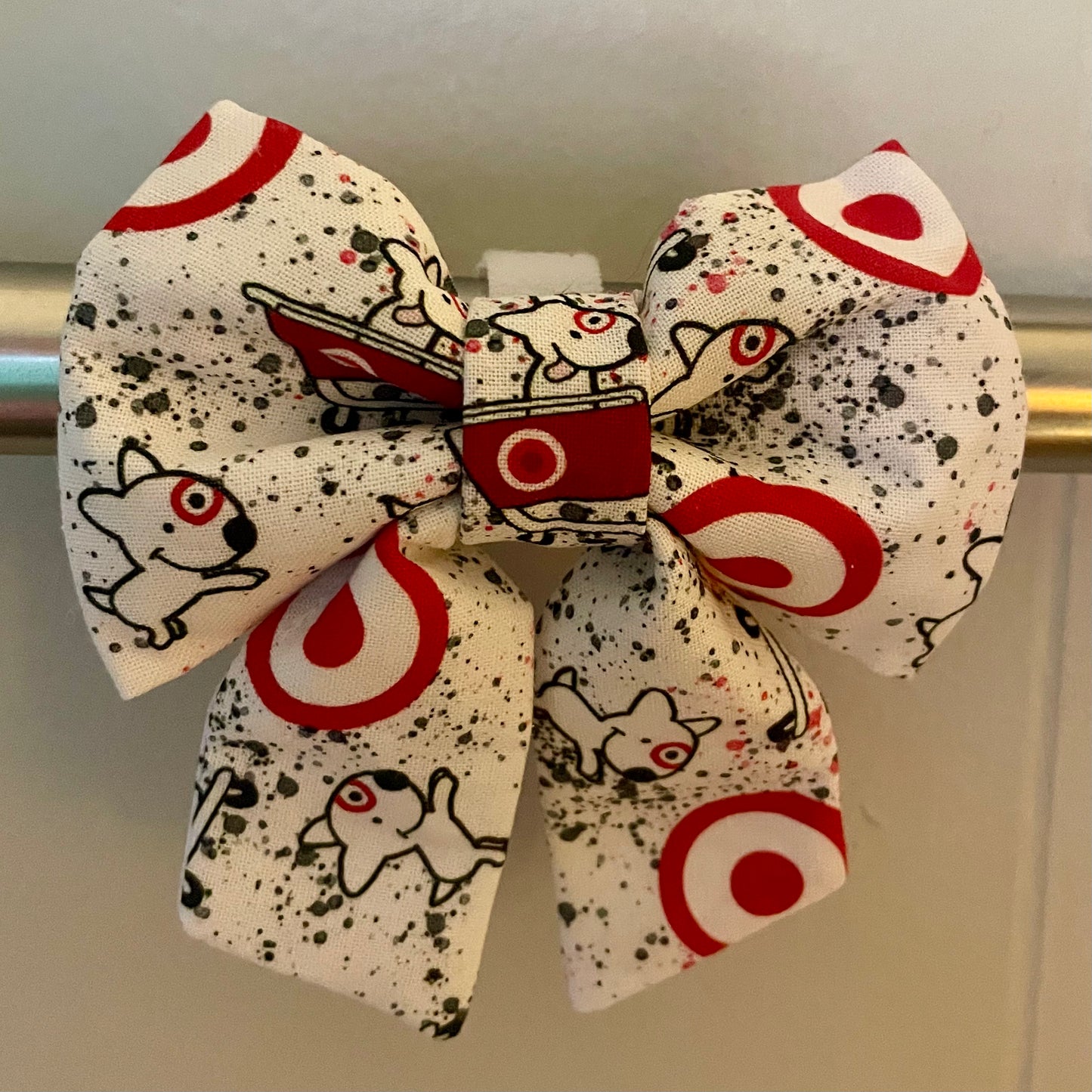 Red Dot Cutie Collar Bow