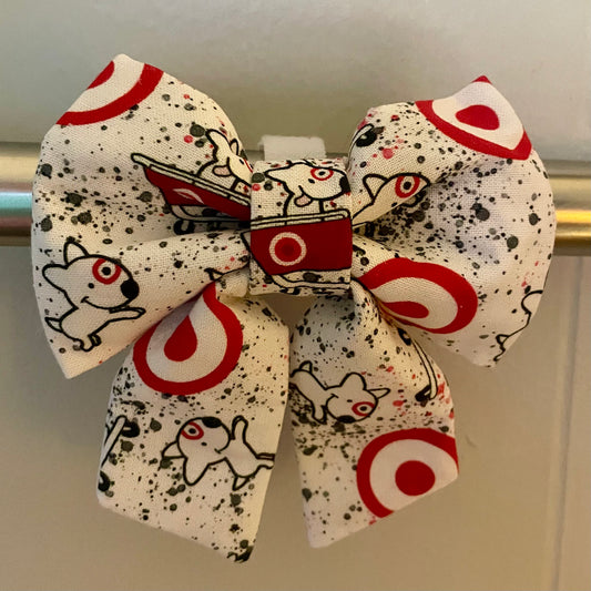 Red Dot Cutie Collar Bow