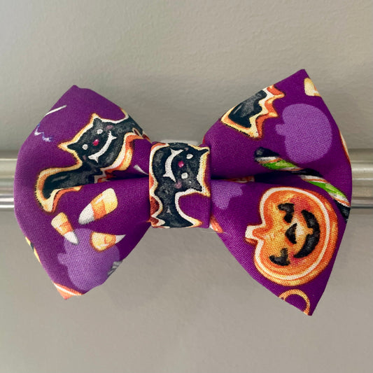 Halloween Sweets Collar Bow