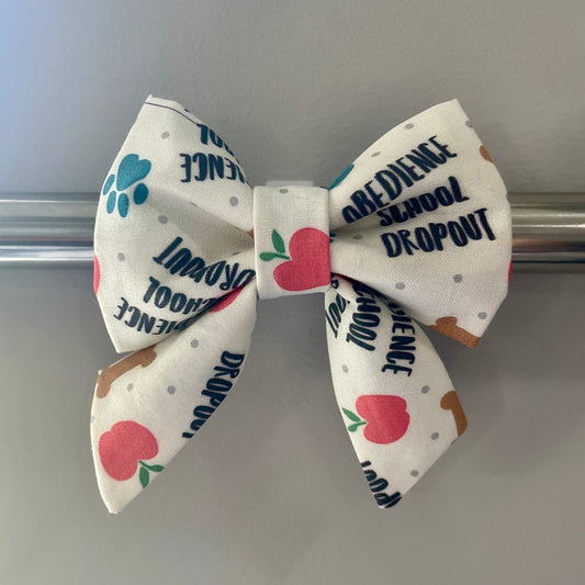 Obedience School Dropout Collar Bow