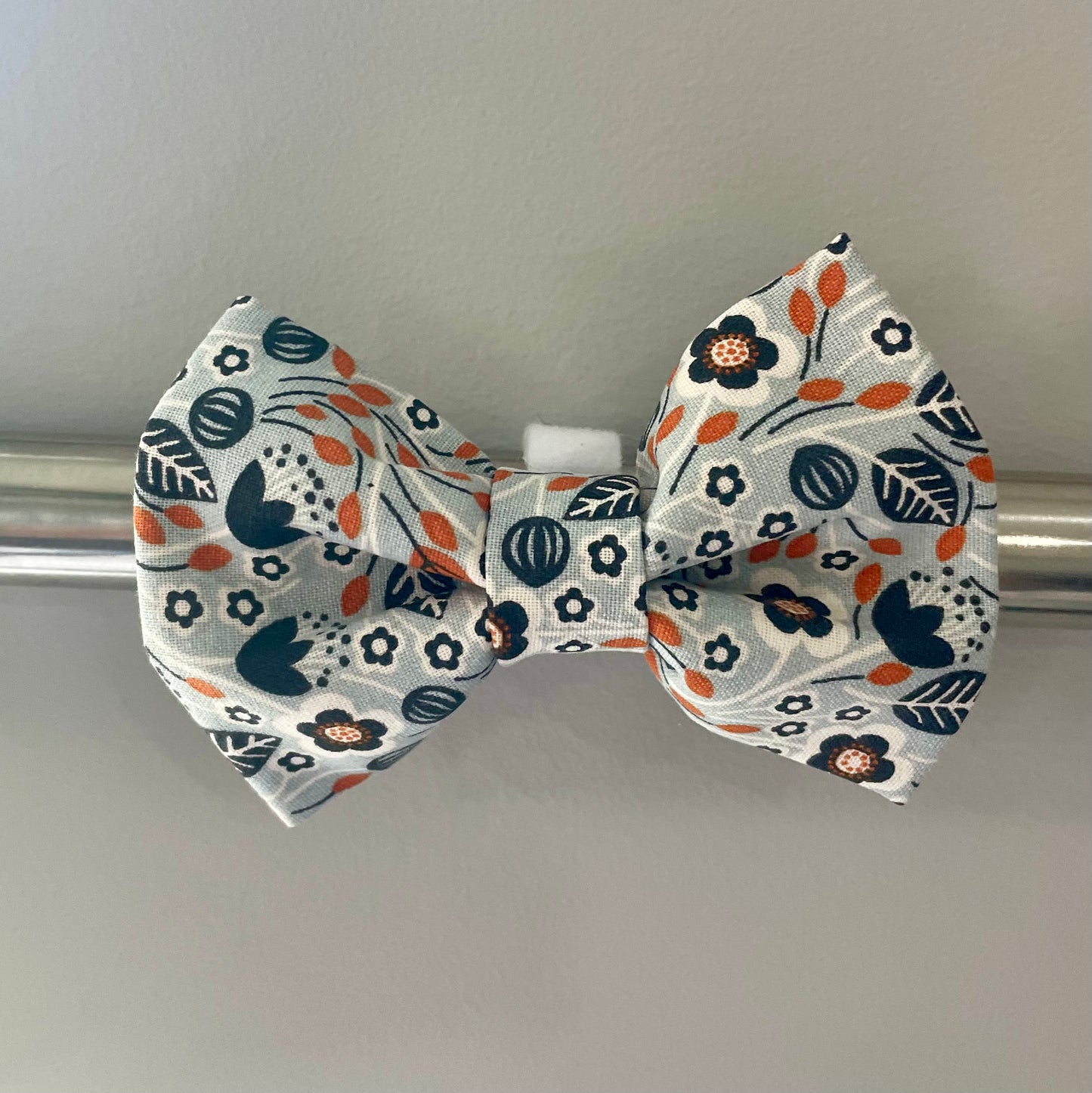 Fall Feel Floral Collar Bow