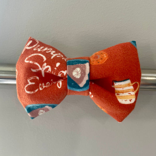 Pumpkin Spice Collar Bow