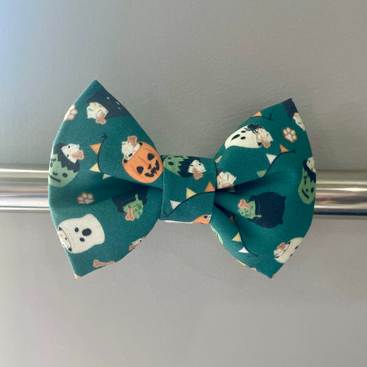 Halloween Pup Cups Collar Bow