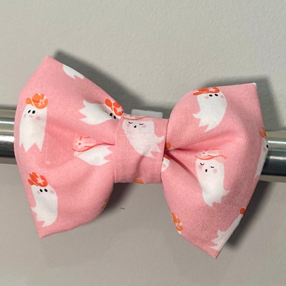 Cowgirl Ghosts Collar Bow