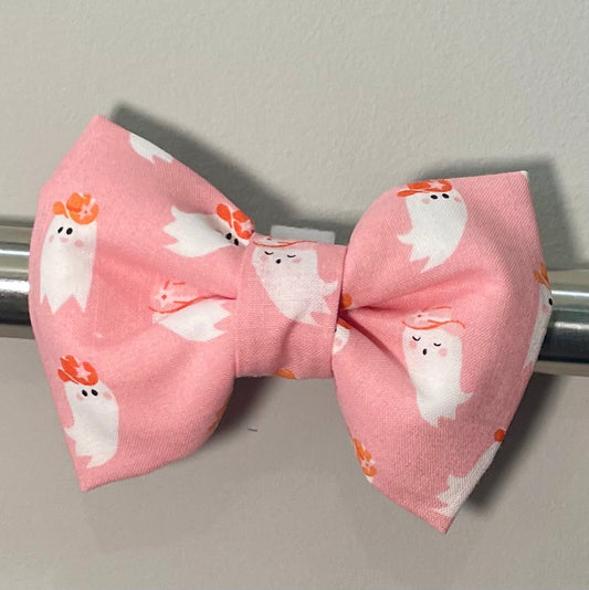 Cowgirl Ghosts Collar Bow