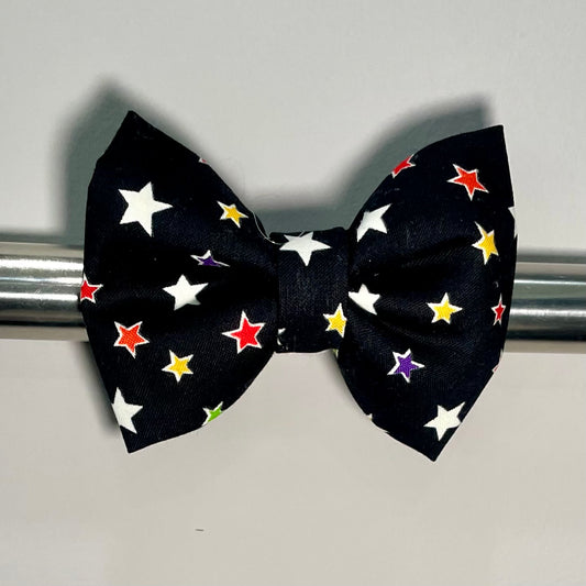 Glow-in-the-Dark Stars Collar Bow