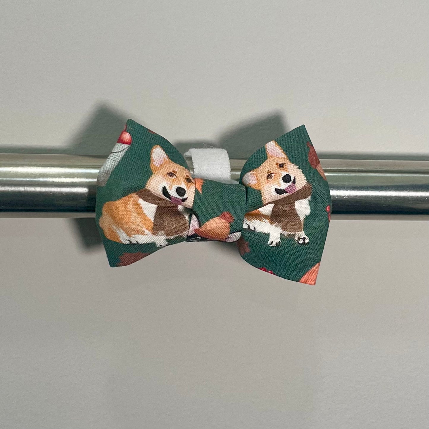 Fall Corgis Collar Bow