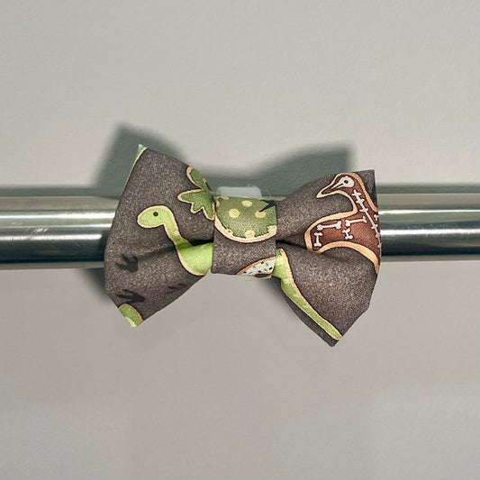 Dino Cookies Collar Bow
