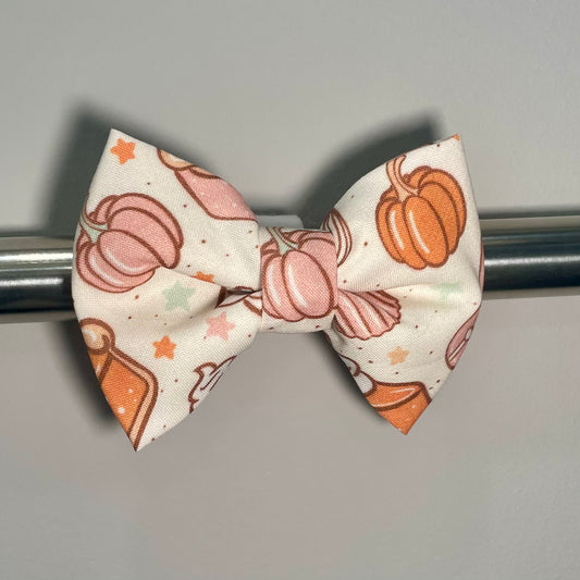 Fall Baking Collar Bow