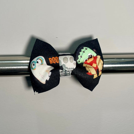 Blue Dog in Costume Collar Bow