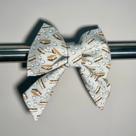 Tiny S'mores Collar Bow