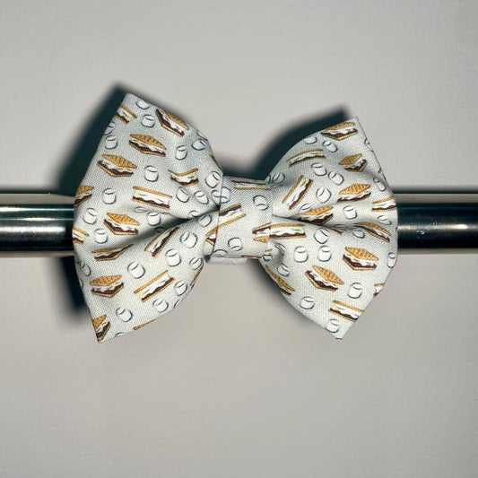 Tiny S'mores Collar Bow