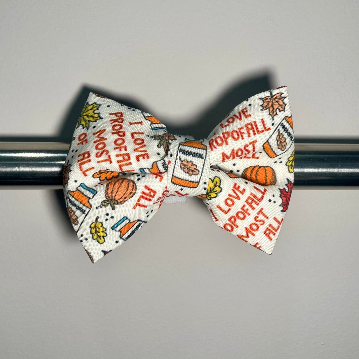 Pumpkin Spice & Propofall Collar Bow