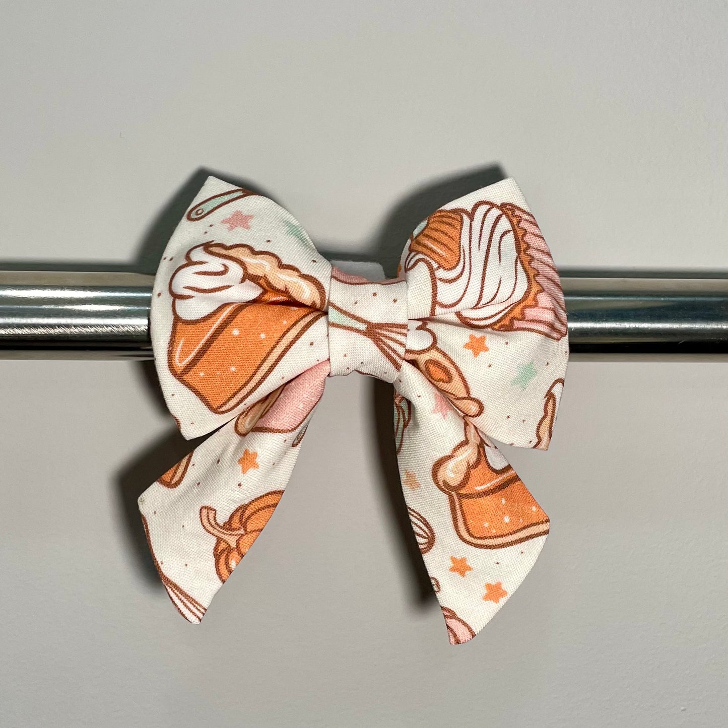 Fall Baking Collar Bow