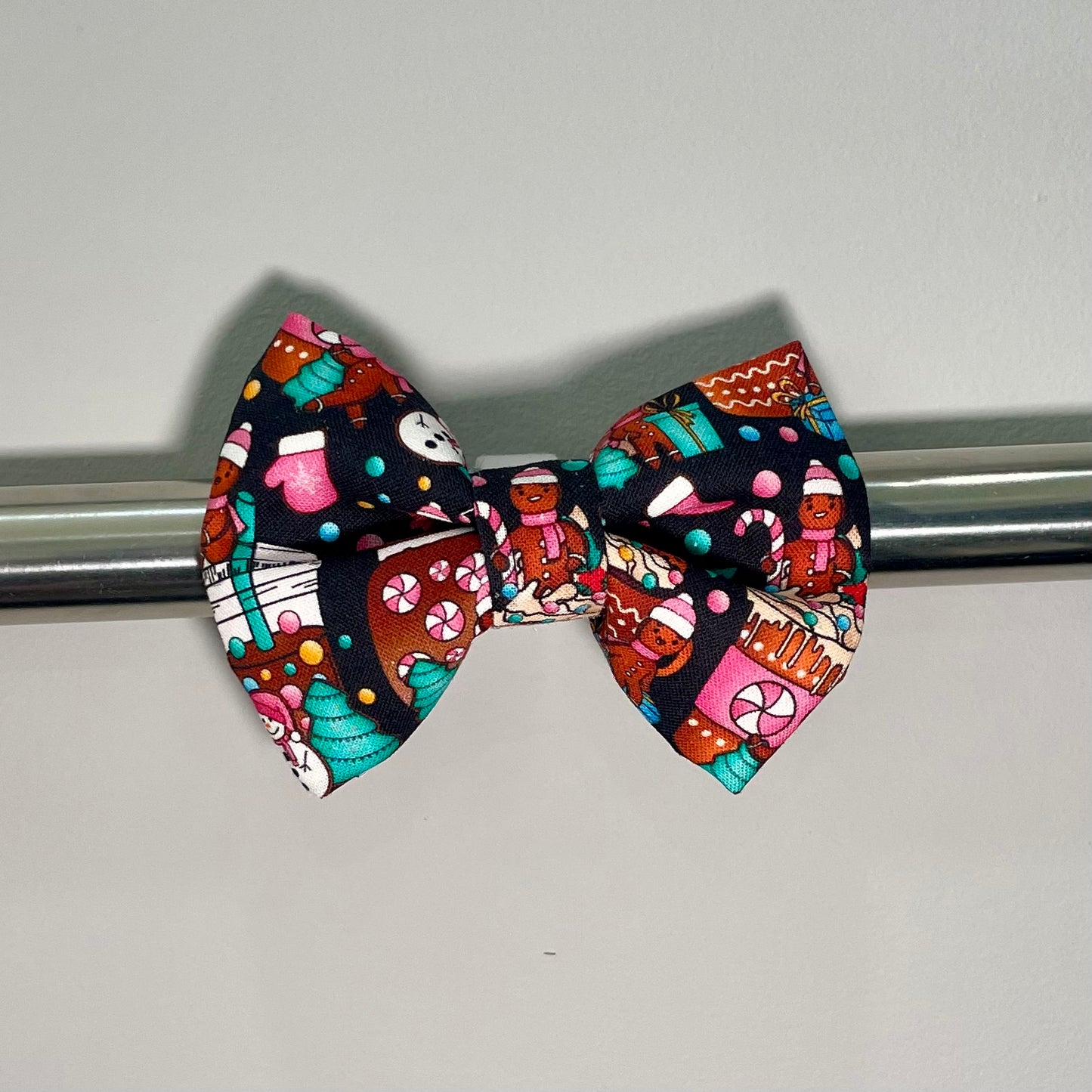 Gingerbread Latte Collar Bow