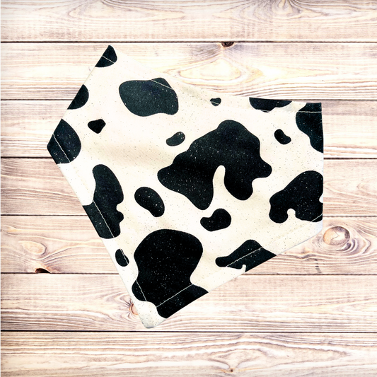 Shimmer Cow Print Bandana