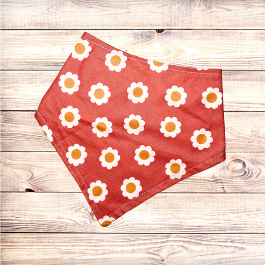 Rust Daisy Bandana